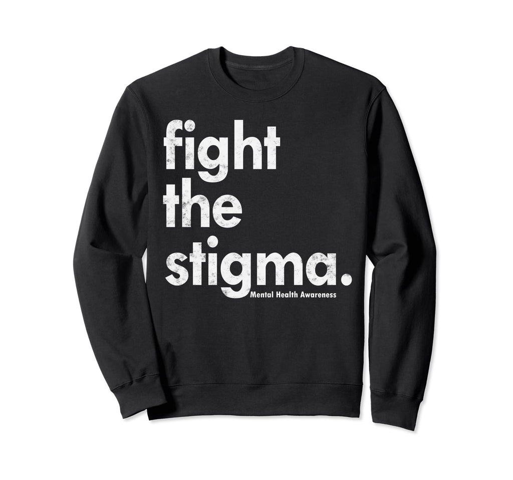Mental Health Awareness Fight Sweatshirt - Aesthetic Graphic for Adults - T-Shirt, Sweatshirt, Hoodie