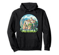 Meteora Greece Fun Travel Hoodie - Minimalist Print for Adults - T-Shirt, Sweatshirt, Hoodie