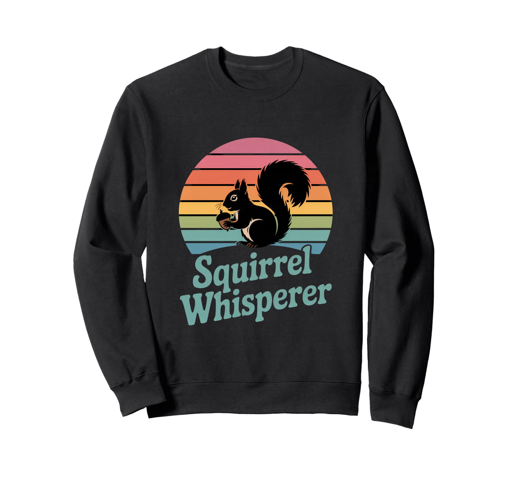 Funny Squirrel Whisperer Sunset Sweatshirt - Aesthetic Graphic Men Women - T-Shirt, Sweatshirt, Hoodie