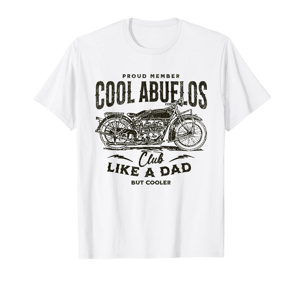 Abuelos Club Motorcycle T-Shirt - Graphic Print Unisex - T-Shirt, Sweatshirt, Hoodie
