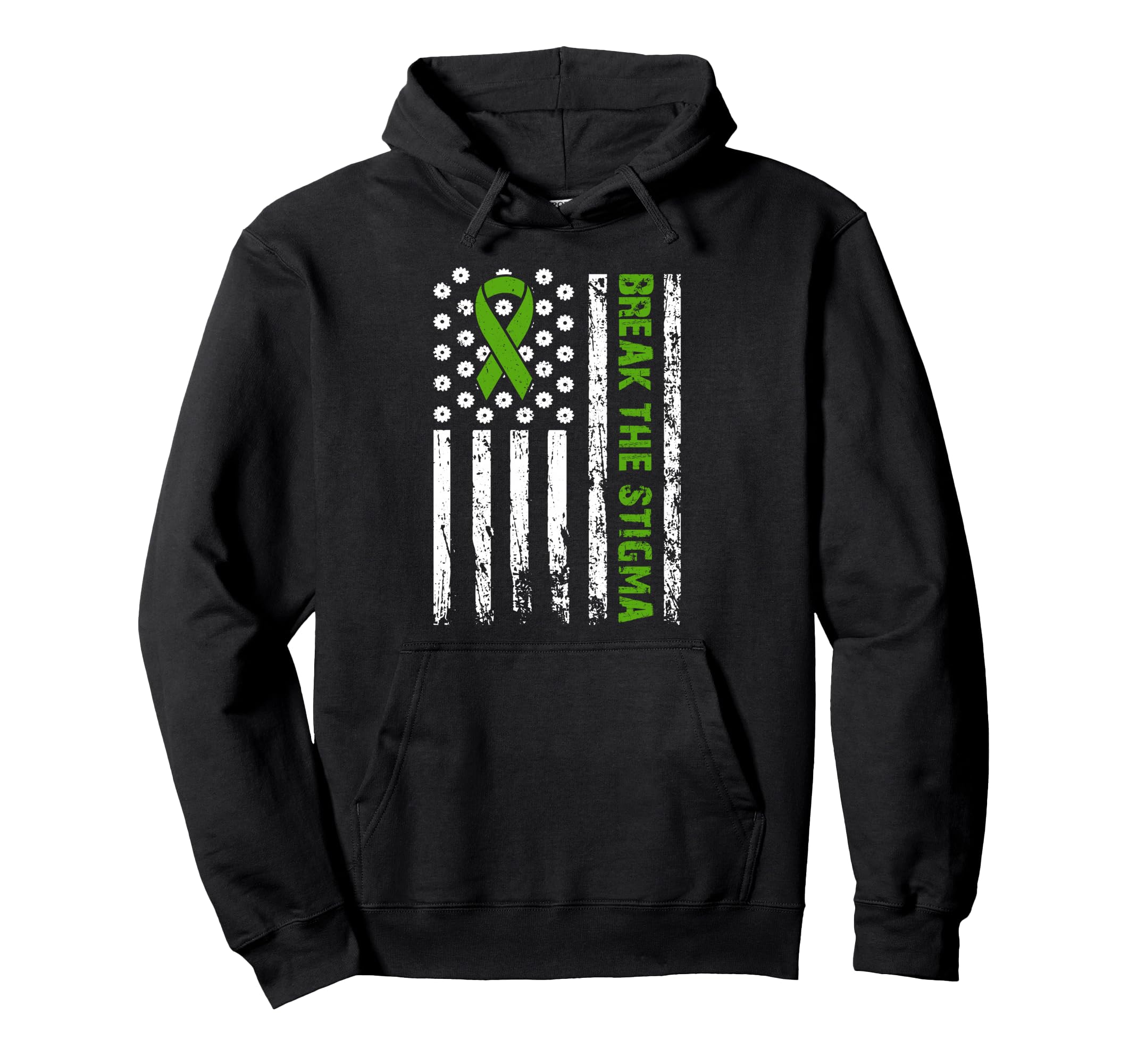 Mental Health Matters Break Stigma Hoodie - Unique Graphic for Adults - T-Shirt, Sweatshirt, Hoodie