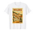 Mijas Spain Postcard Holiday Vacation T-Shirt - Unique Graphic Men Women - T-Shirt, Sweatshirt, Hoodie