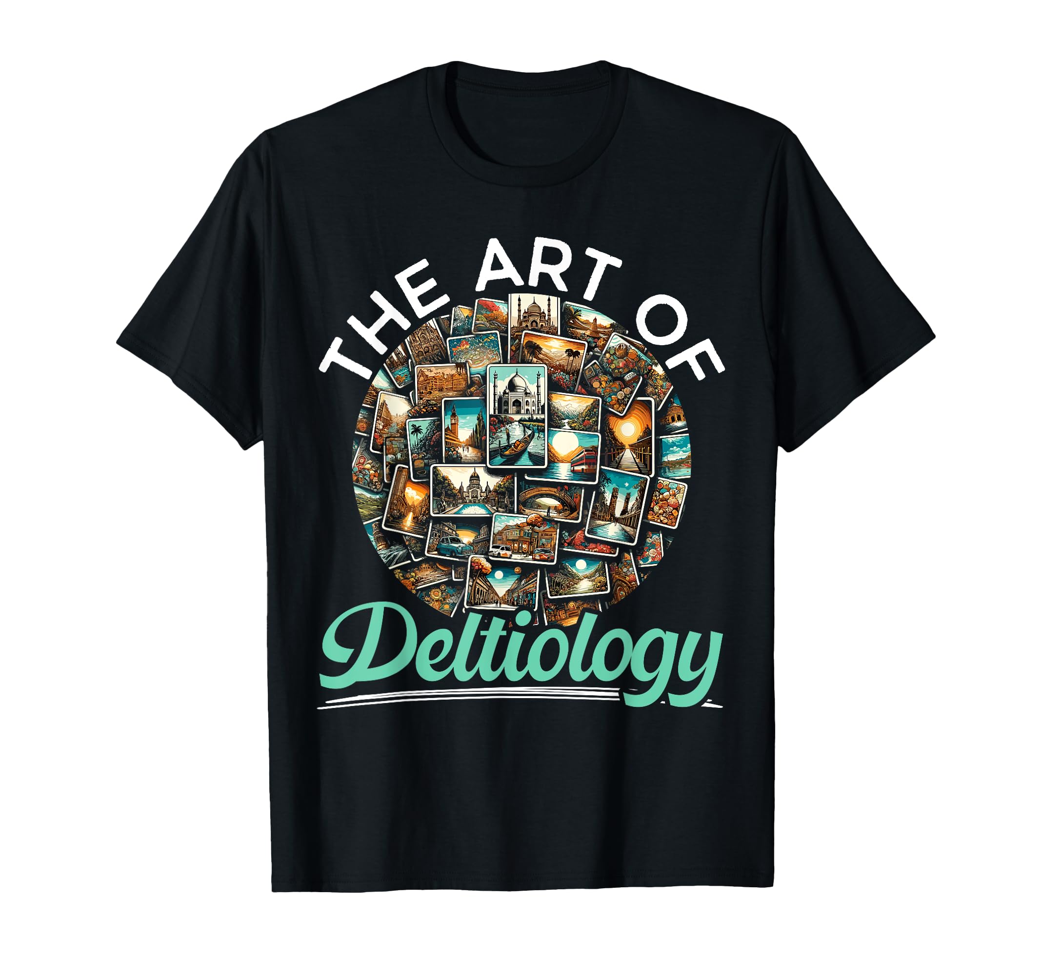 Deltiologist Deltiology Philocarty Postcard T-Shirt - Graphic Print Unisex - T-Shirt, Sweatshirt, Hoodie