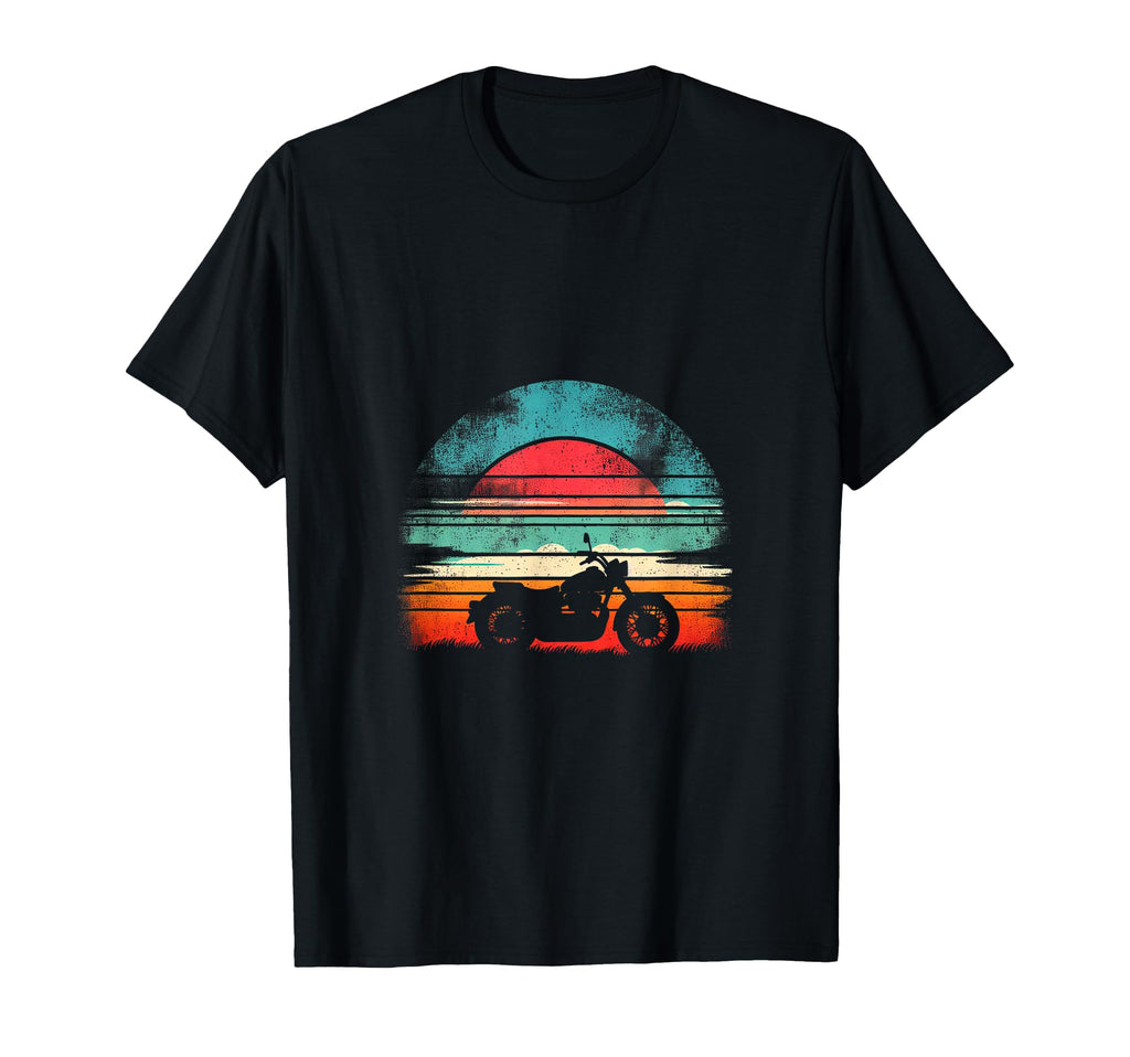 Motorcycle Sunset Sweatshirt - Novelty Apparel Men Women - T-Shirt, Sweatshirt, Hoodie