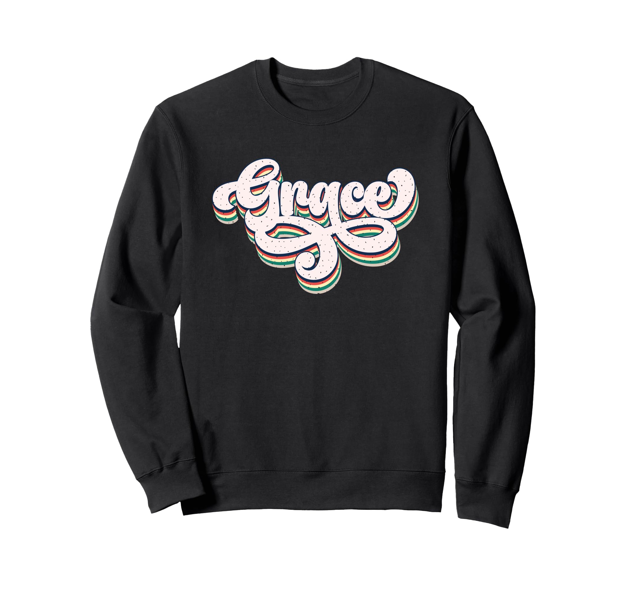 Graceful Typography Charm Sweatshirt - Novelty Apparel Unisex - T-Shirt, Sweatshirt, Hoodie