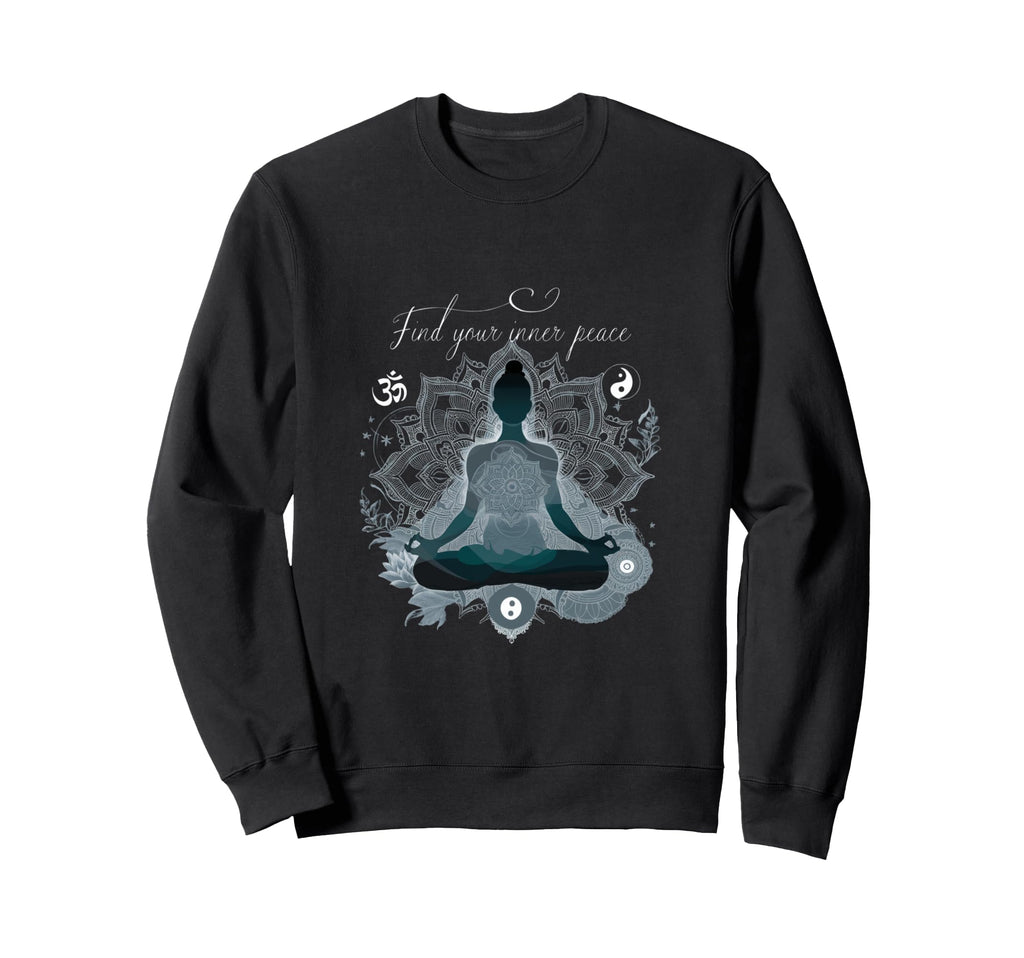 Meditation Mindfulness Sweatshirt - Casual Everyday Wear Men Women - T-Shirt, Sweatshirt, Hoodie