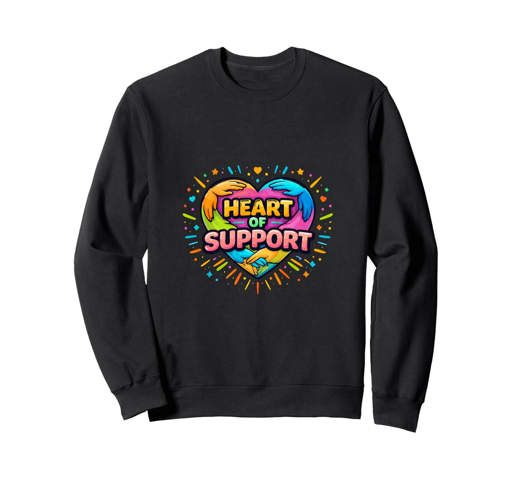 Heart Support Unity Compassion Sweatshirt - Fun Novelty Design for Adults - T-Shirt, Sweatshirt, Hoodie