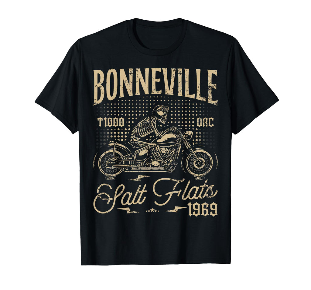 Bonneville Salt Flats Motorcycle T-Shirt - Trendy Graphic for Adults - T-Shirt, Sweatshirt, Hoodie