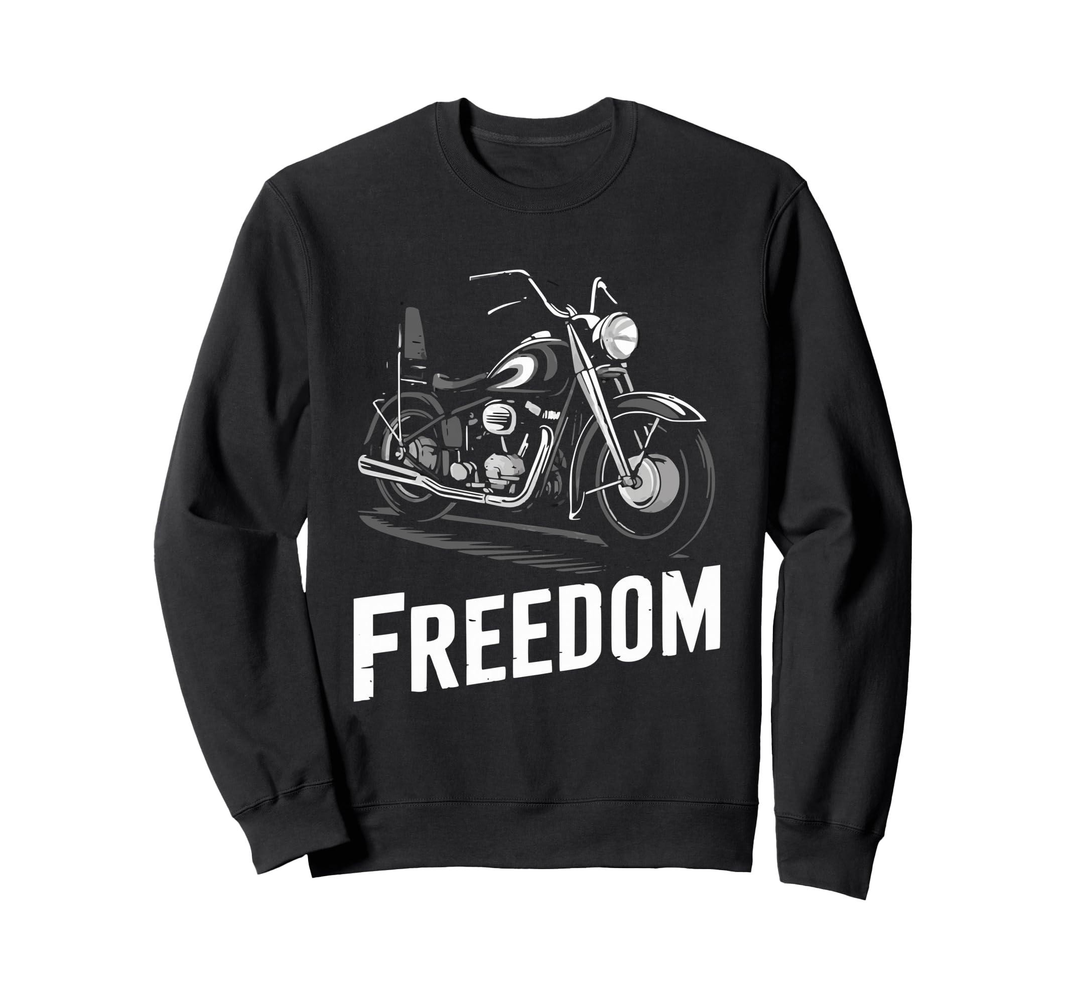 Motorcycle Motorbike Touring Biker Sweatshirt - Trendy Graphic for Adults - T-Shirt, Sweatshirt, Hoodie