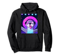 Otter Vaporwave Aesthetic Dj Otter Hoodie - Casual Everyday Wear Unisex - T-Shirt, Sweatshirt, Hoodie