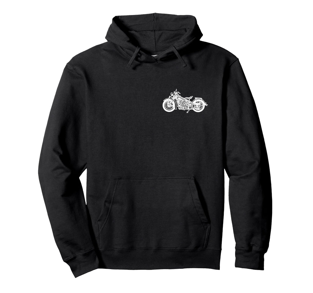 American Motorcycle Hoodie - Unique Graphic Unisex - T-Shirt, Sweatshirt, Hoodie