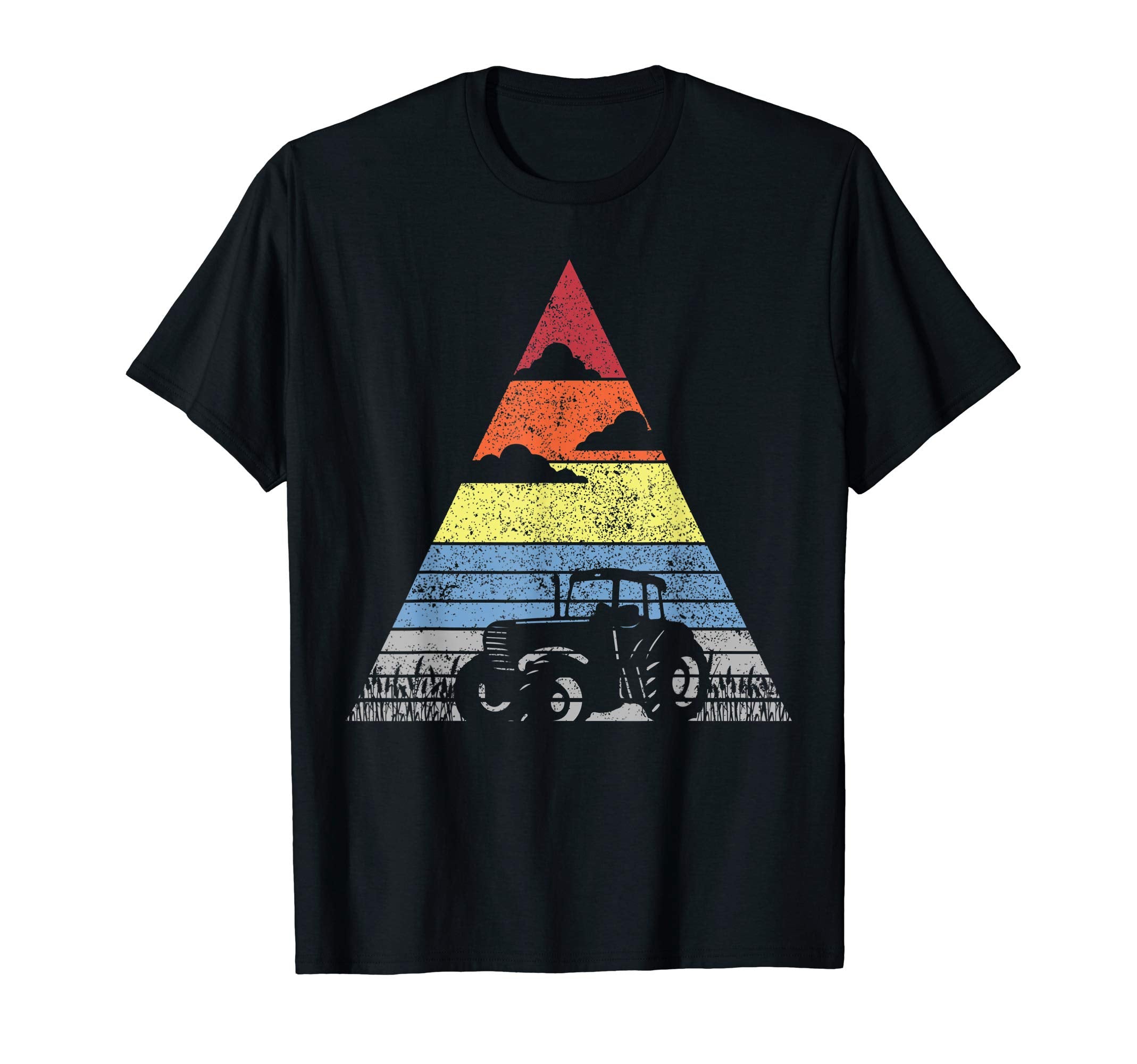 Tractor Sunset Silhouette Farmer T-Shirt - Streetwear Style for Adults - T-Shirt, Sweatshirt, Hoodie
