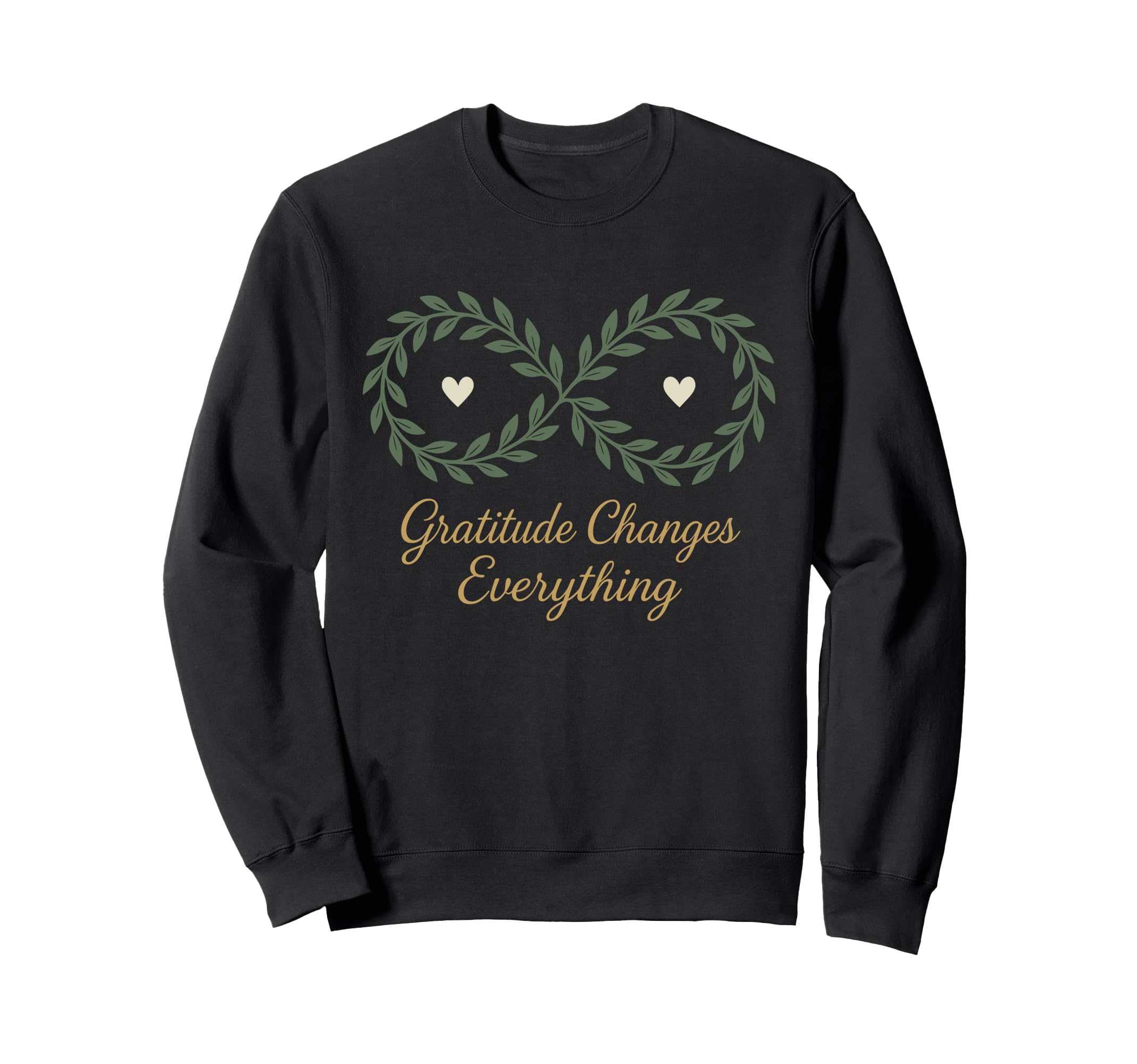 Gratitude Mindfulness Positive Sweatshirt - Aesthetic Graphic for Adults - T-Shirt, Sweatshirt, Hoodie