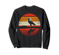 Secretary Bird Sunset Safari 70S Sweatshirt - Aesthetic Graphic for Adults - T-Shirt, Sweatshirt, Hoodie
