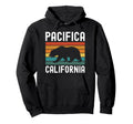 Pacifica California Bear Beach San Hoodie - Custom Art Print Men Women - T-Shirt, Sweatshirt, Hoodie