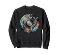 Polygon Art Vinyl Disc Record Sweatshirt - Casual Everyday Wear Unisex - T-Shirt, Sweatshirt, Hoodie
