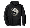 Yin Yang Vinyl Record Player Hoodie - Fun Novelty Design Men Women - T-Shirt, Sweatshirt, Hoodie
