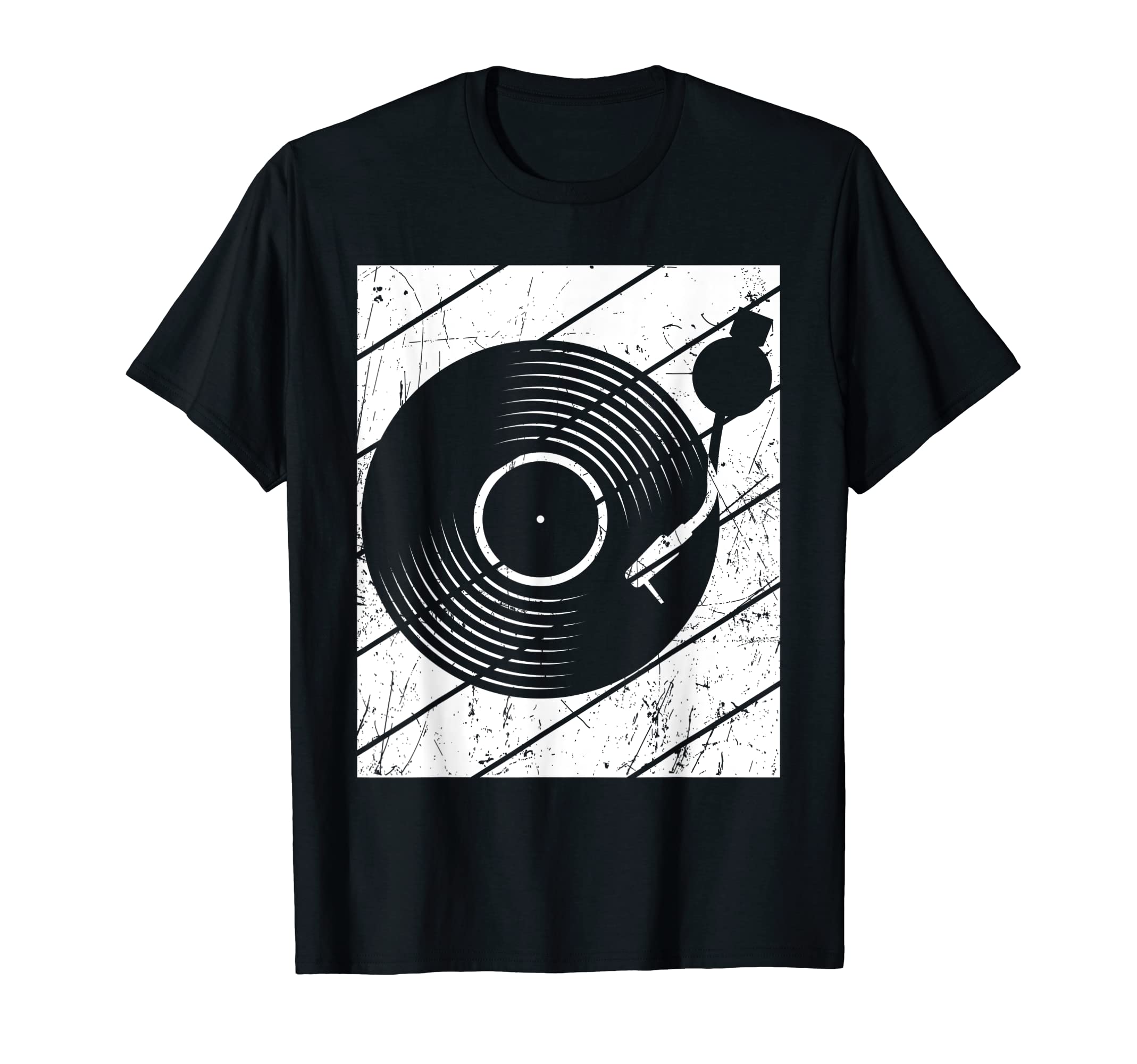 Vinly Record Player Record 80S T-Shirt - Casual Everyday Wear for Adults - T-Shirt, Sweatshirt, Hoodie