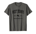 West Dennis Massachusetts Ma Athletic T-Shirt - Trendy Graphic for Adults - T-Shirt, Sweatshirt, Hoodie