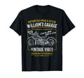 Williams Garage Motorcycle Name T-Shirt - Custom Art Print Men Women - T-Shirt, Sweatshirt, Hoodie