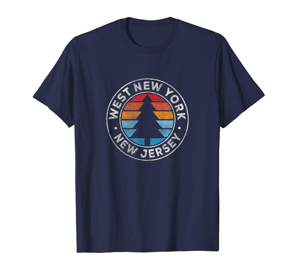 West New York New Jersey Nj 70S T-Shirt - Fun Novelty Design for Adults - T-Shirt, Sweatshirt, Hoodie