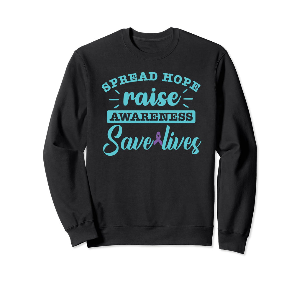 Spread Hope Raise Awareness Save Sweatshirt - Graphic Print for Adults - T-Shirt, Sweatshirt, Hoodie
