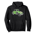 Nqshi Car Green American Muscle Hoodie - Custom Art Print for Adults - T-Shirt, Sweatshirt, Hoodie