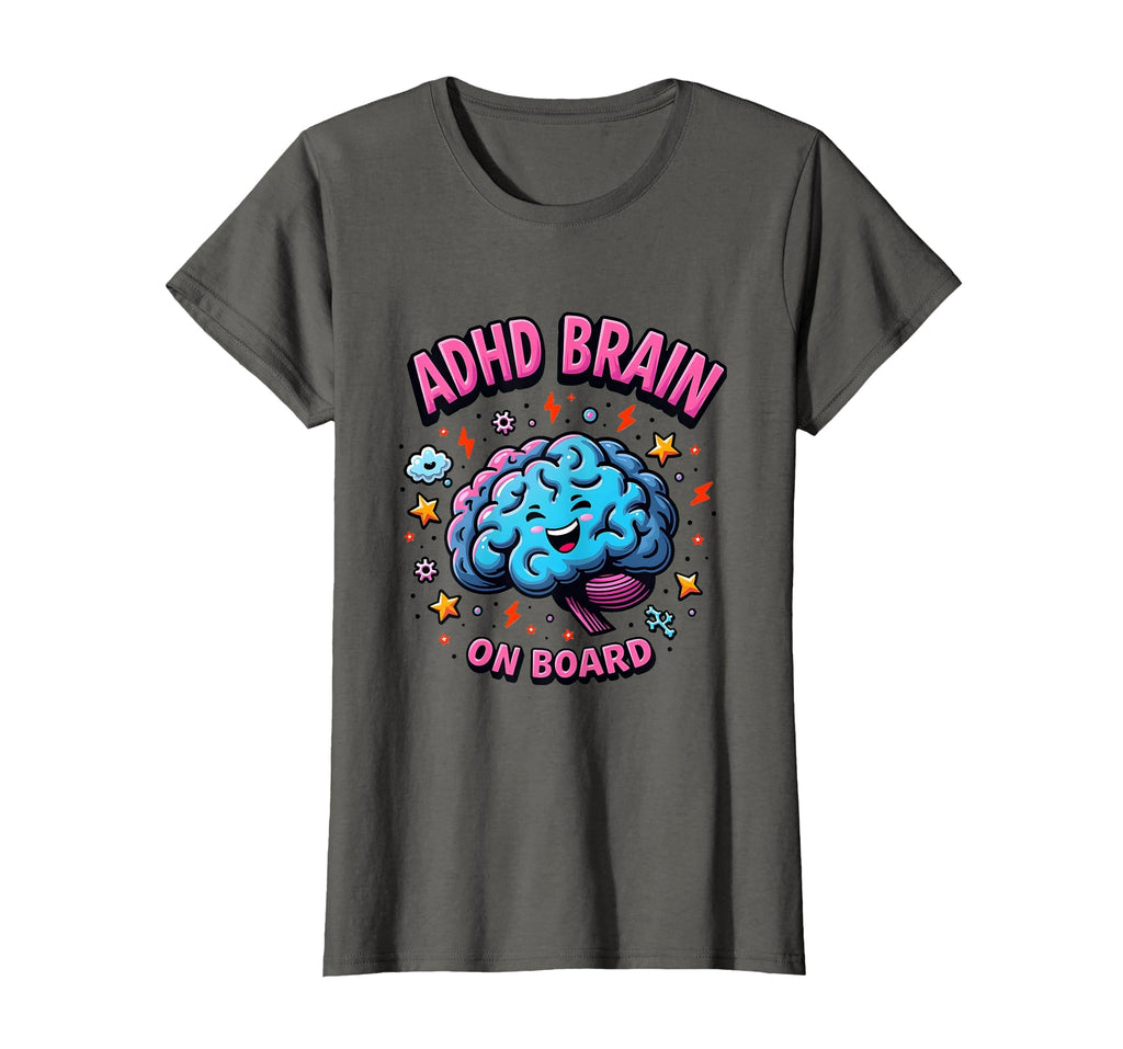 Adhd Brain Board Neurodiversity T-Shirt - Novelty Apparel Unisex - T-Shirt, Sweatshirt, Hoodie