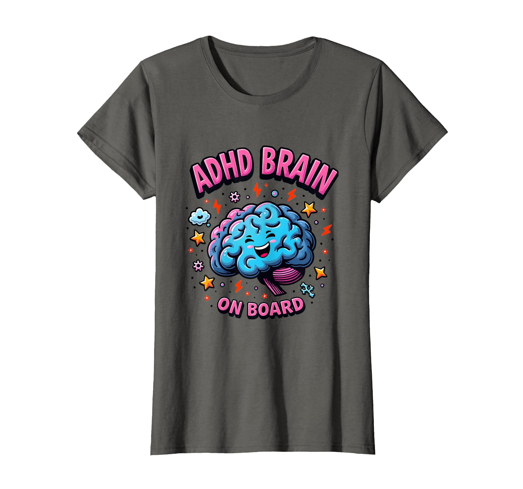 Adhd Brain Board Neurodiversity T-Shirt - Novelty Apparel Unisex - T-Shirt, Sweatshirt, Hoodie