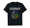 Celebrate Neurodiversity Autism Adhd T-Shirt - Custom Art Print Men Women - T-Shirt, Sweatshirt, Hoodie