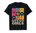 90S Disco Ball Aesthetic Lets Go T-Shirt - Minimalist Print Unisex - T-Shirt, Sweatshirt, Hoodie