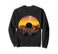 Los Angeles California Vinyl Sweatshirt - Unique Graphic Men Women - T-Shirt, Sweatshirt, Hoodie