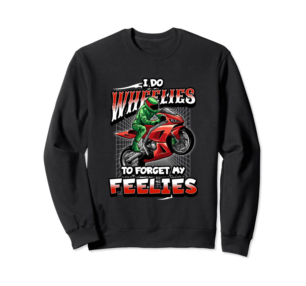 Biker Motorcycle Motorcycle Funny Sweatshirt - Minimalist Print Unisex - T-Shirt, Sweatshirt, Hoodie
