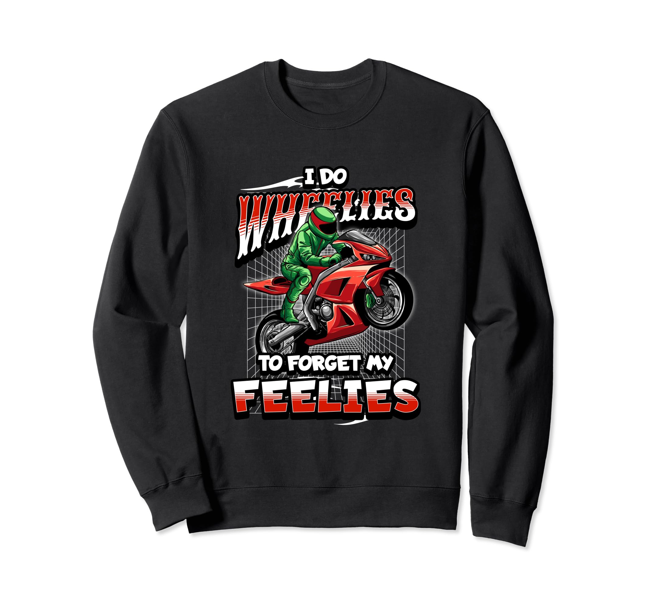 Biker Motorcycle Motorcycle Funny Sweatshirt - Minimalist Print Unisex - T-Shirt, Sweatshirt, Hoodie