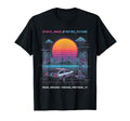 Future Synthwave Car Astronaut City T-Shirt - Graphic Print for Adults - T-Shirt, Sweatshirt, Hoodie