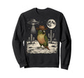 Funny Green Cheek Conure Parrot Sweatshirt - Aesthetic Graphic Men Women - T-Shirt, Sweatshirt, Hoodie