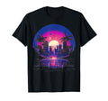 Vaporwave Cityscape 80S Synthwave 2 T-Shirt - Unique Graphic Unisex - T-Shirt, Sweatshirt, Hoodie