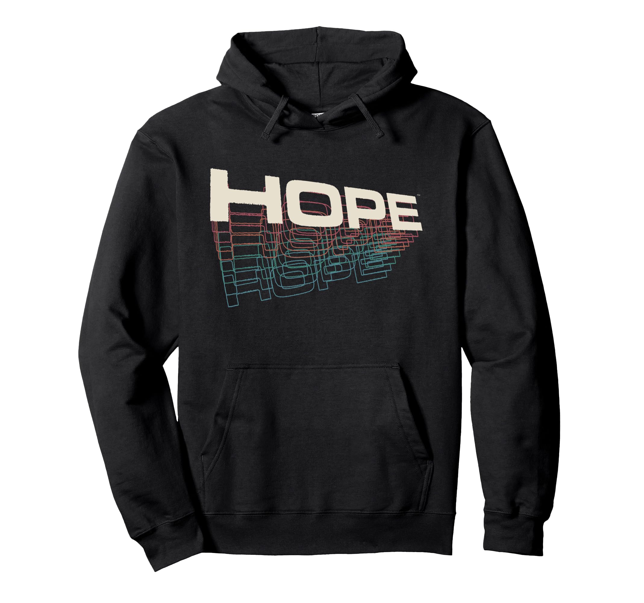Hope Tv Typography Art Inspirational Hoodie - Aesthetic Graphic Men Women - T-Shirt, Sweatshirt, Hoodie