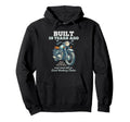Built 59 Years Ago Motorcycle Biker Hoodie - Minimalist Print for Adults - T-Shirt, Sweatshirt, Hoodie