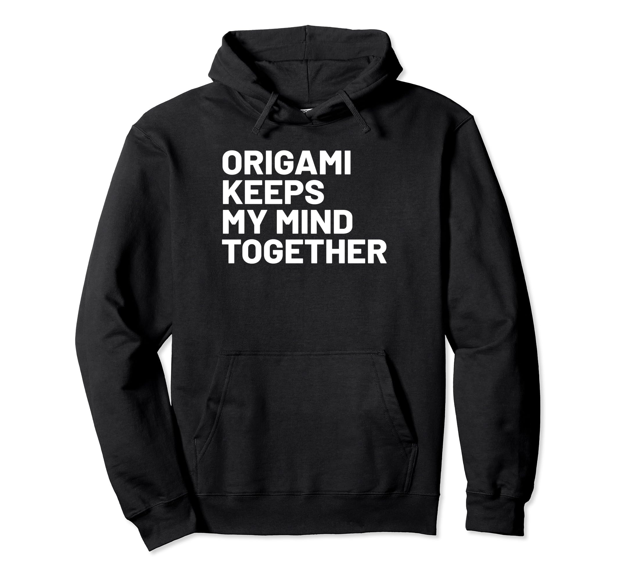 Hobby Self Care Origami Enthusiasts Hoodie - Minimalist Print Unisex - T-Shirt, Sweatshirt, Hoodie