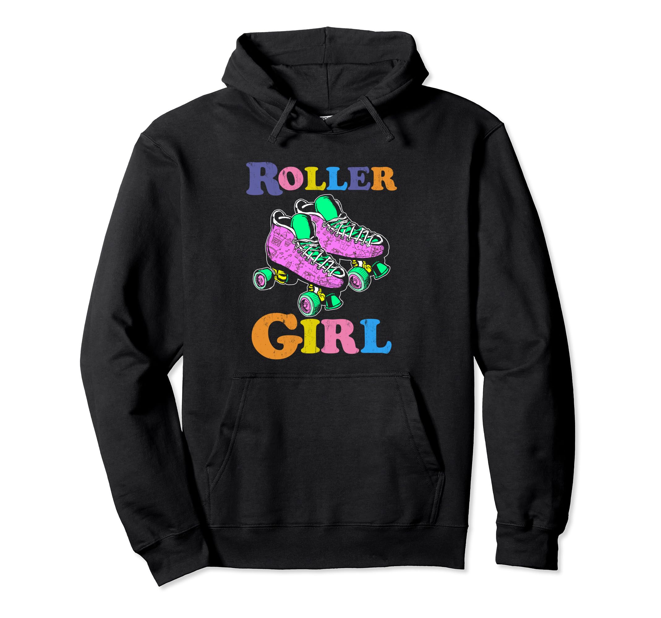 Roller Skating Skater Roller Skating Hoodie - Novelty Apparel Men Women - T-Shirt, Sweatshirt, Hoodie
