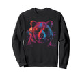 Bear Vaporwave Aesthetic Synthwave Sweatshirt - Streetwear Style Unisex - T-Shirt, Sweatshirt, Hoodie