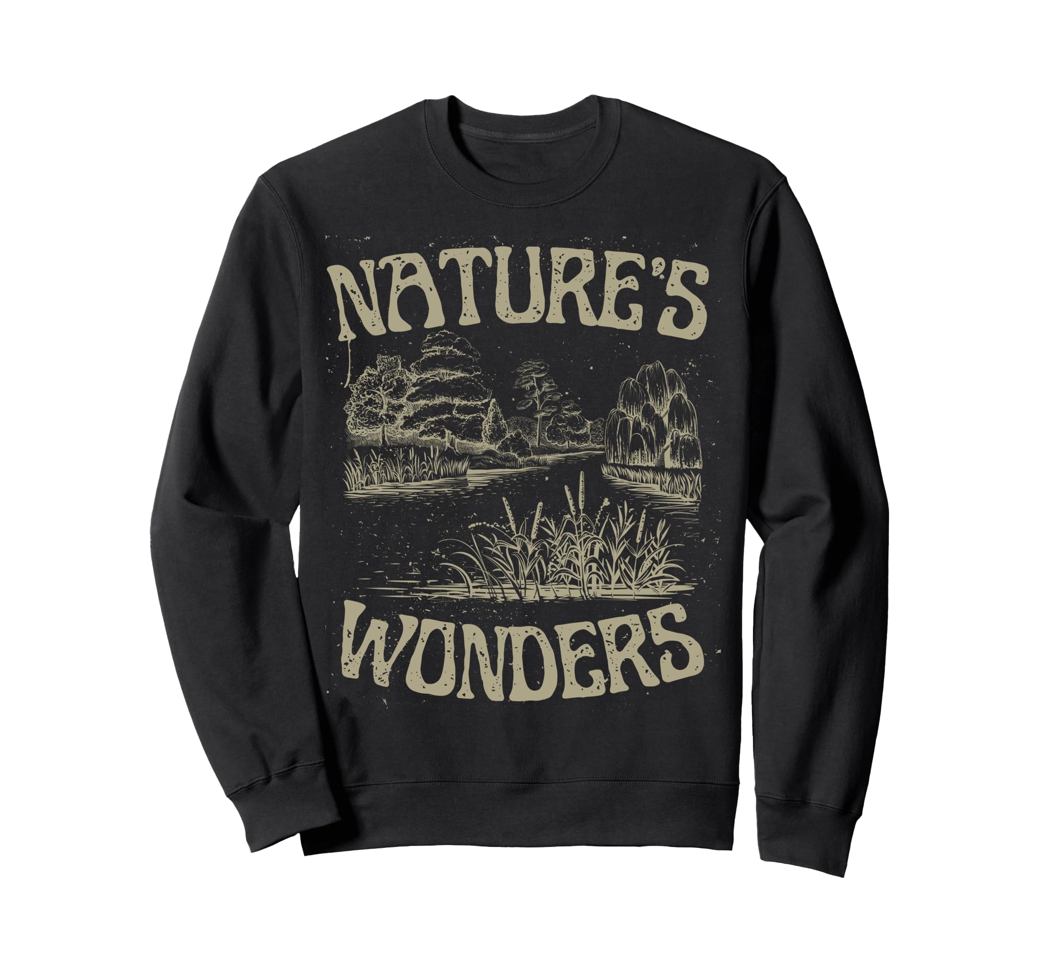Natures Wonders Scenic Landscape Sweatshirt - Aesthetic Graphic Men Women - T-Shirt, Sweatshirt, Hoodie
