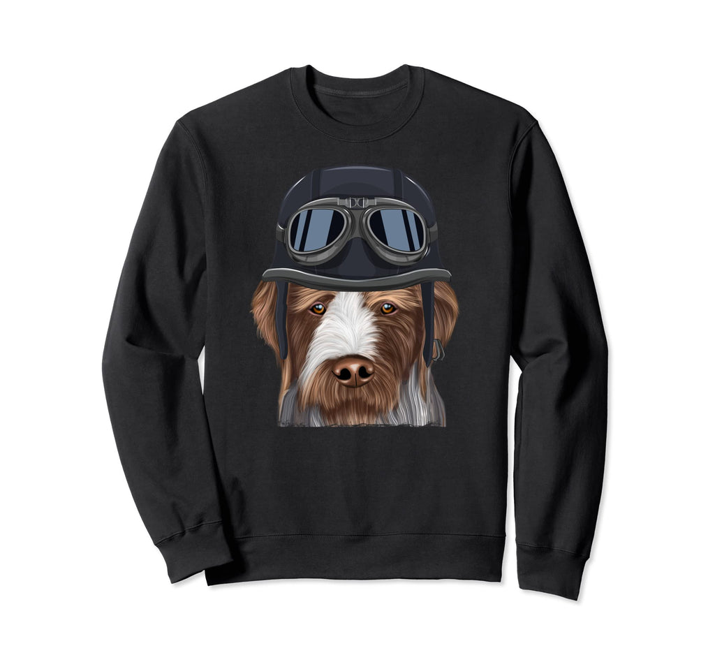 Funny Motorcycle Helmet German Sweatshirt - Streetwear Style Unisex - T-Shirt, Sweatshirt, Hoodie