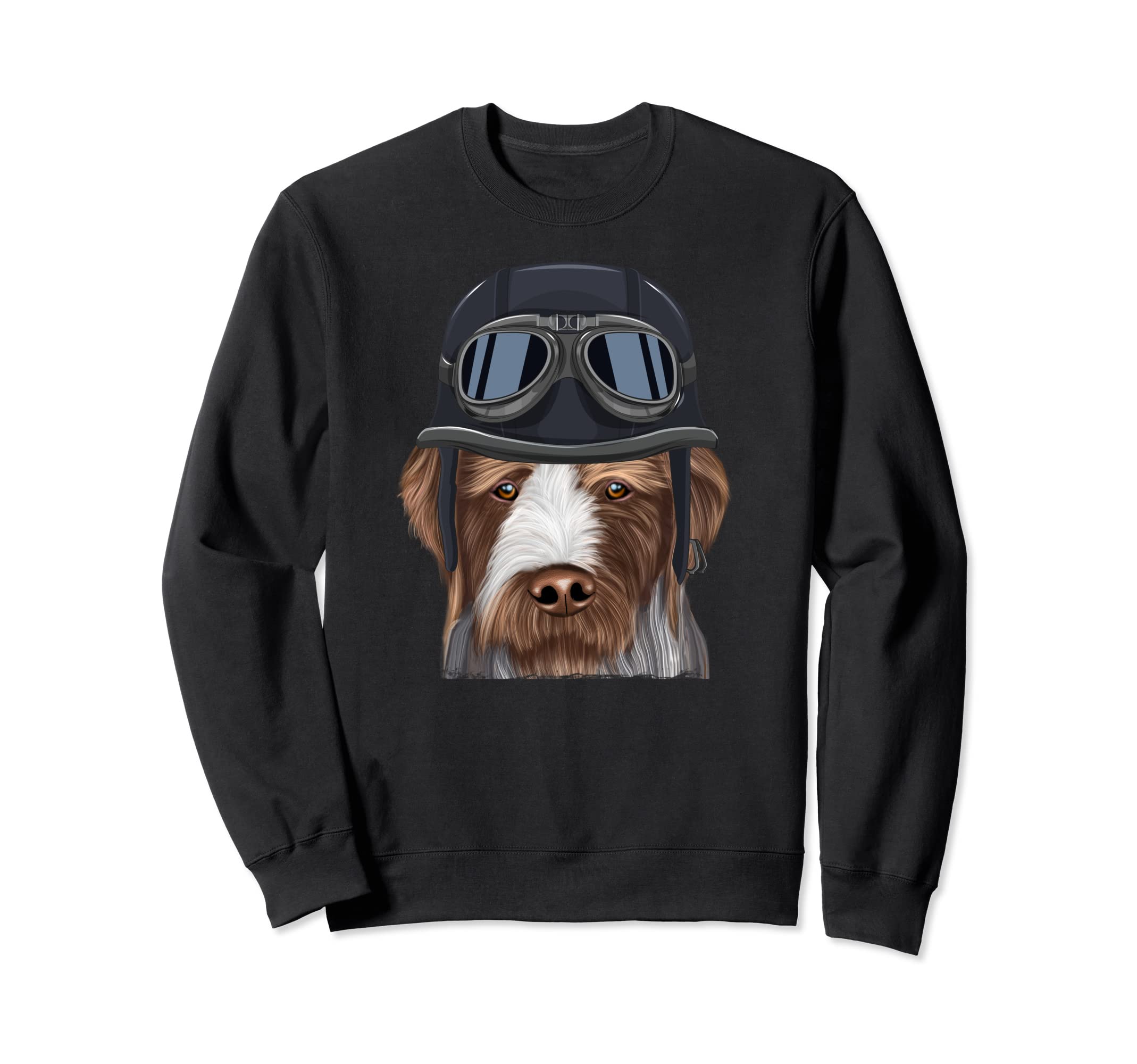 Funny Motorcycle Helmet German Sweatshirt - Streetwear Style Unisex - T-Shirt, Sweatshirt, Hoodie
