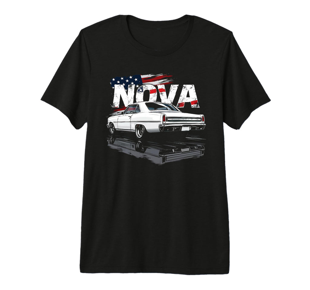Pro Touring 66 67 Nova Ss Rearview T-Shirt - Aesthetic Graphic Men Women - T-Shirt, Sweatshirt, Hoodie