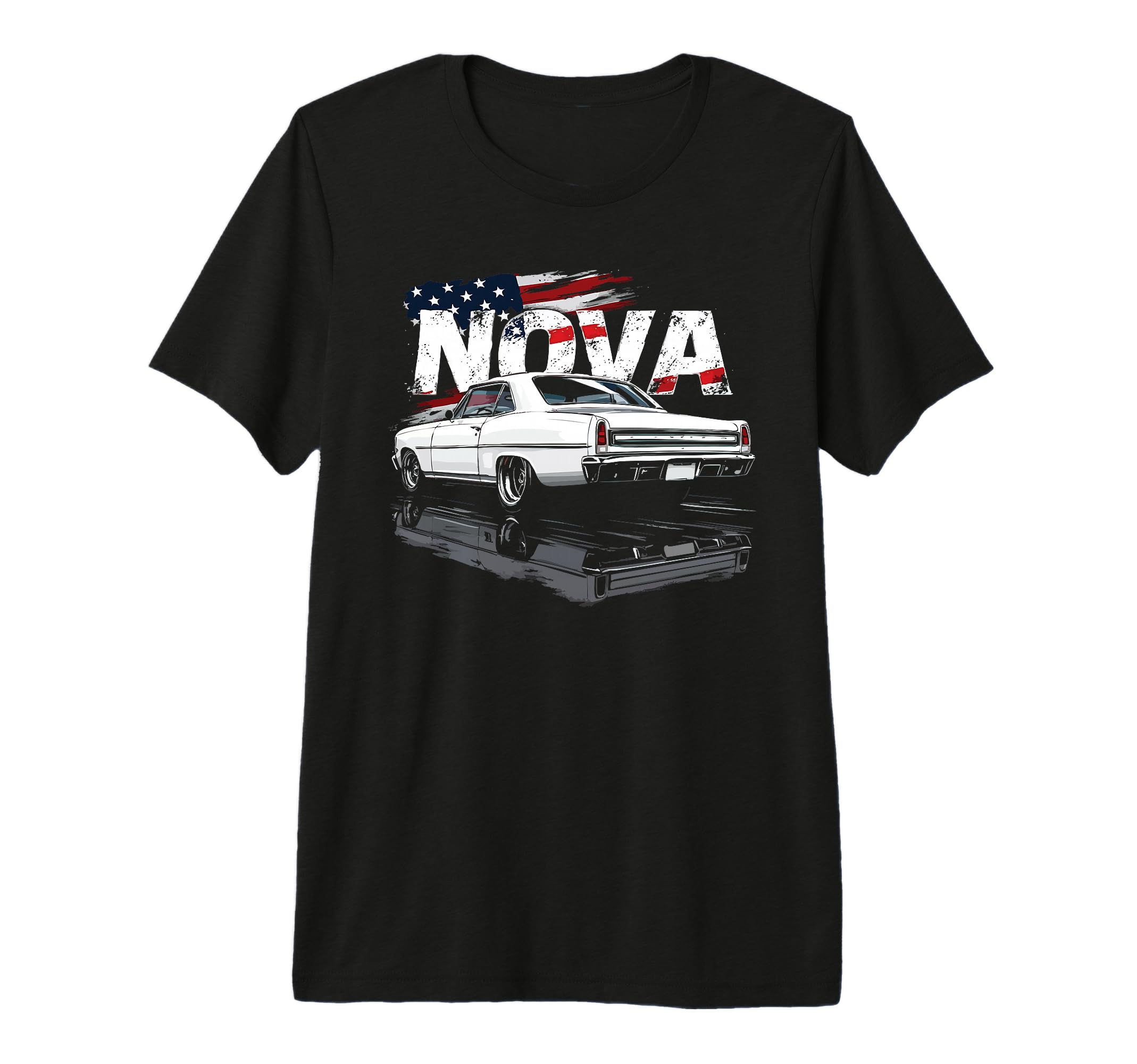 Pro Touring 66 67 Nova Ss Rearview T-Shirt - Aesthetic Graphic Men Women - T-Shirt, Sweatshirt, Hoodie
