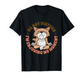 Funny Cat Mindfulness Meditation T-Shirt - Custom Art Print Unisex - T-Shirt, Sweatshirt, Hoodie