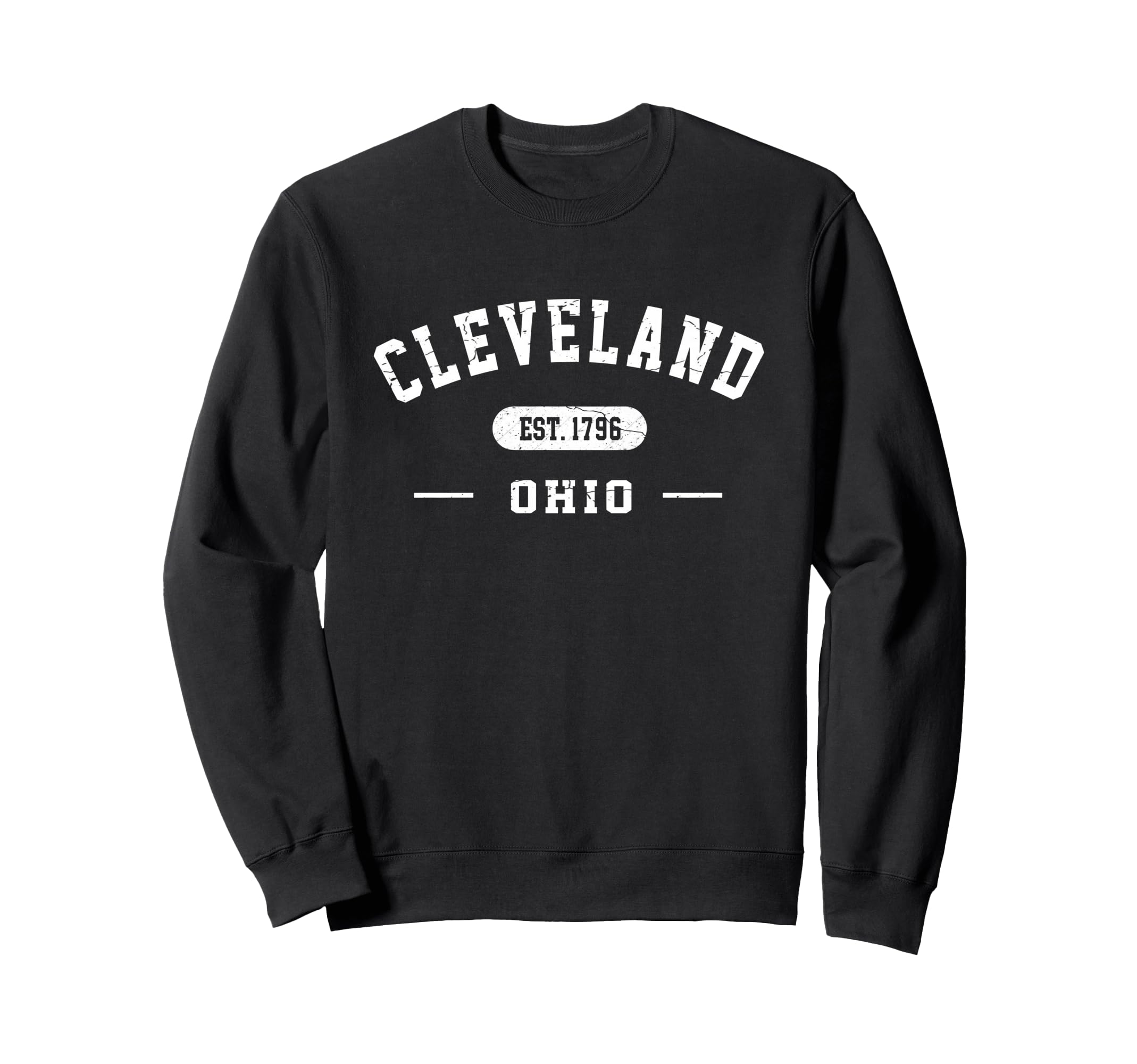 Cleveland Ohio Est 1796 Athletic Sweatshirt - Custom Art Print Unisex - T-Shirt, Sweatshirt, Hoodie