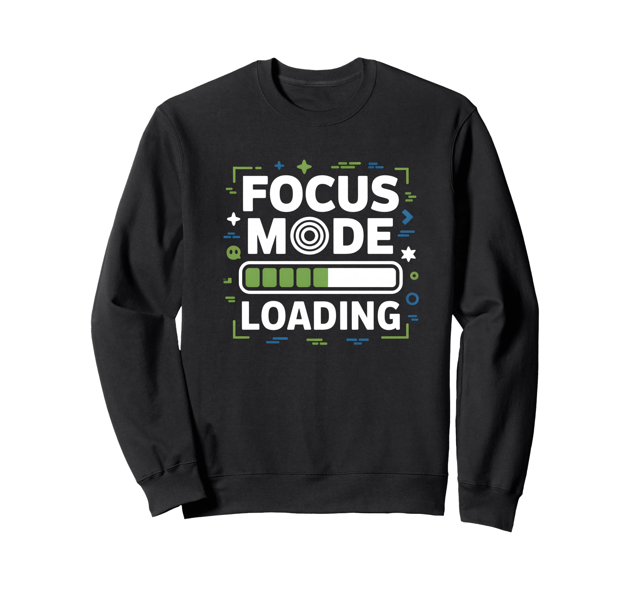 Focus Mode Loading Adhd Anxiety Sweatshirt - Trendy Graphic for Adults - T-Shirt, Sweatshirt, Hoodie